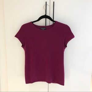 Sutton Studio Short Sleeve Cashmere